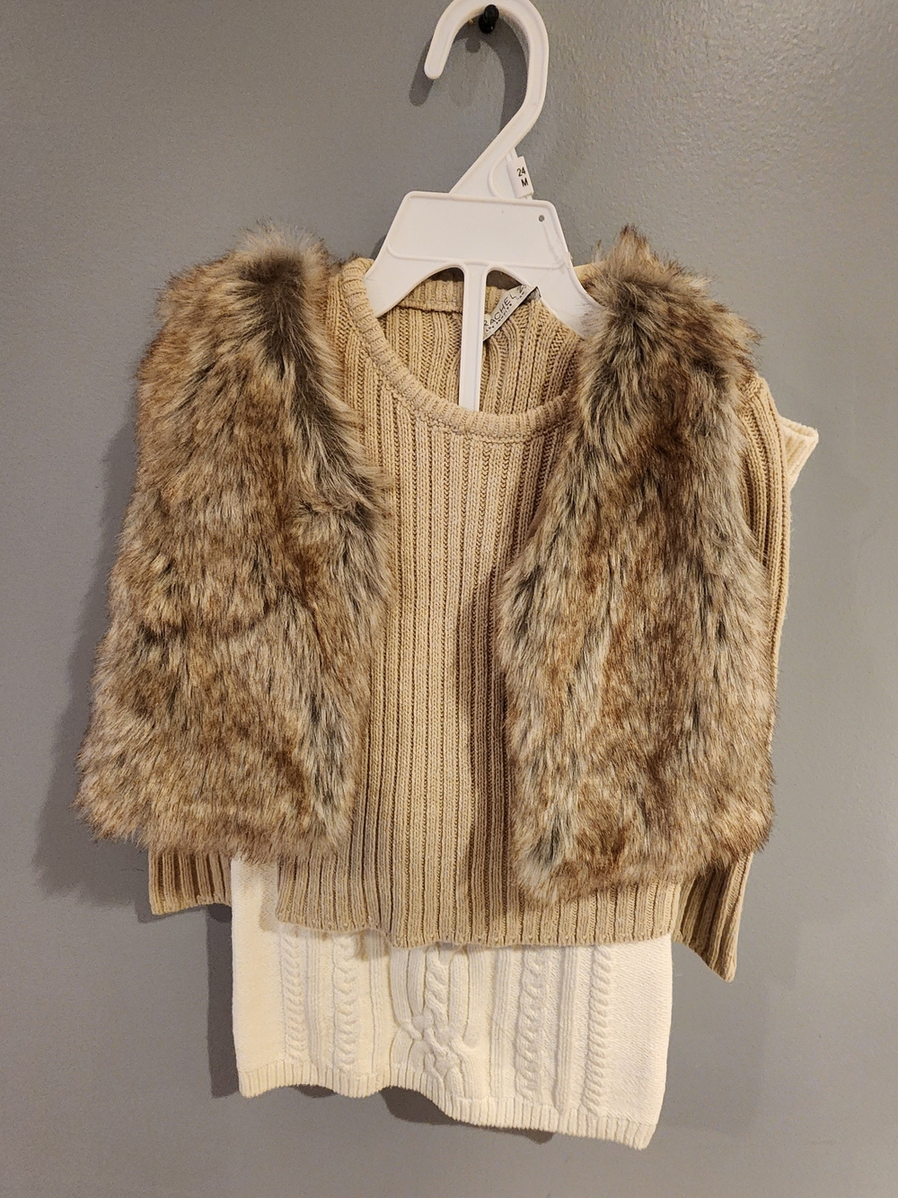 24M Rachel Zoe Sweater, Vest, Skirt & Toque Set NWT